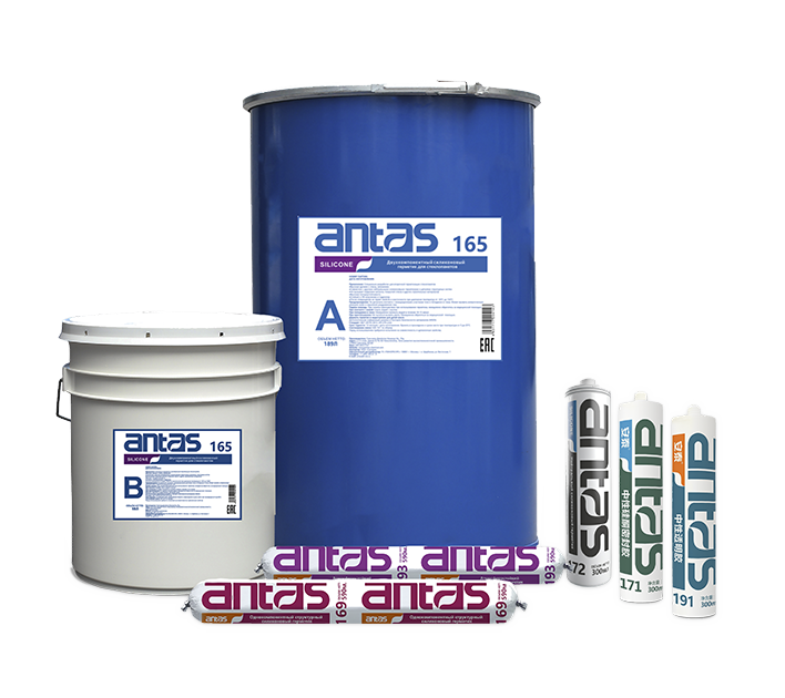 Двухкомпонентный силиконовый герметик для стеклопакетов (IGU) Antas